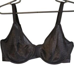 EUC Soma Underwire Lift Sheer Bra black/grey
